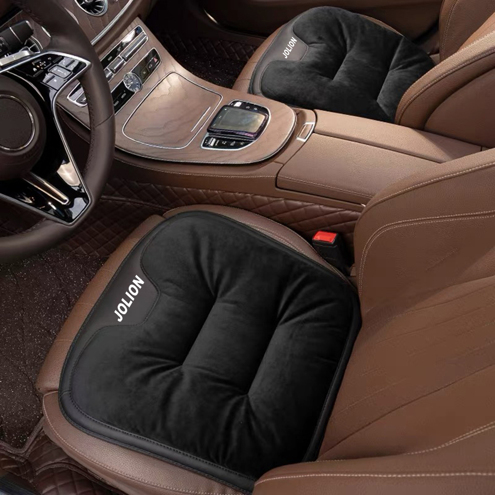 Office Chair Cushion - Auto-Sitzkissen Plüsch Fahrersitzkissen Rutschfest Fahrzeuge Bürostuhl
