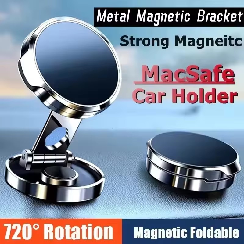Mobile Pedestal Cabinet - Runder Klappbarer Magnetischer Autohalter 360 Grad