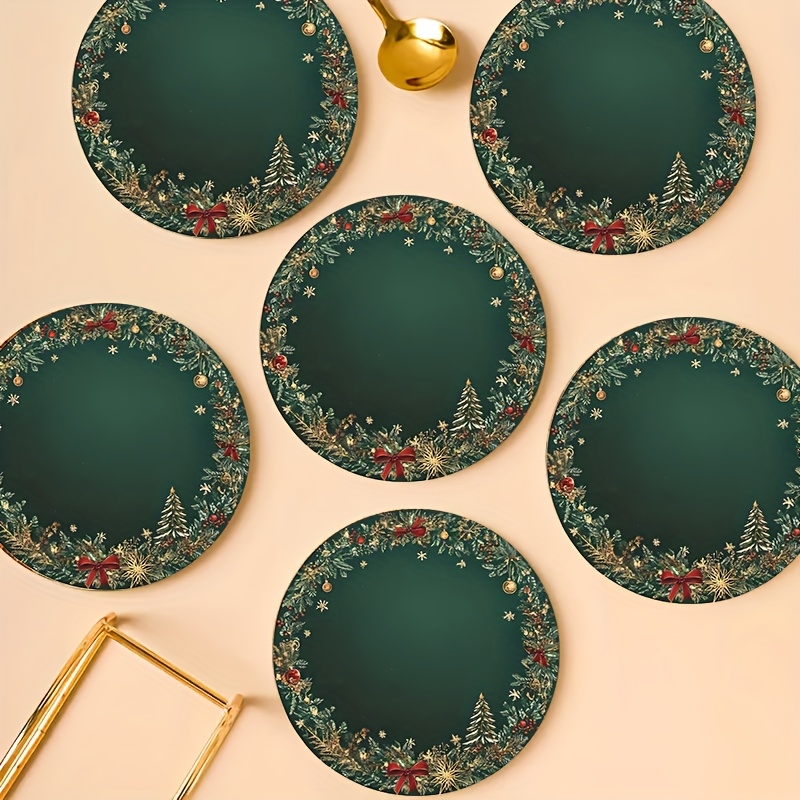 2D Retro Grün Weihnachten Schn – Office Furniture Brands Bewertung und Preis